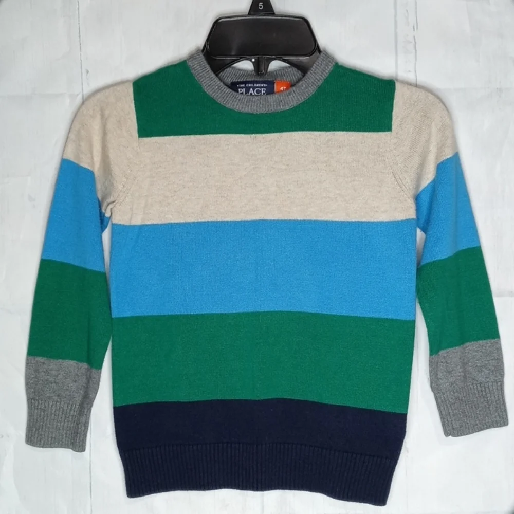 The Children Place Striped Sweater Sz 4T